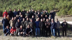 Participantes en el primer curso en Chinchilla de Montearagón. Albacete