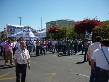 Manifestación en favor de los rehaleros en Sevilla